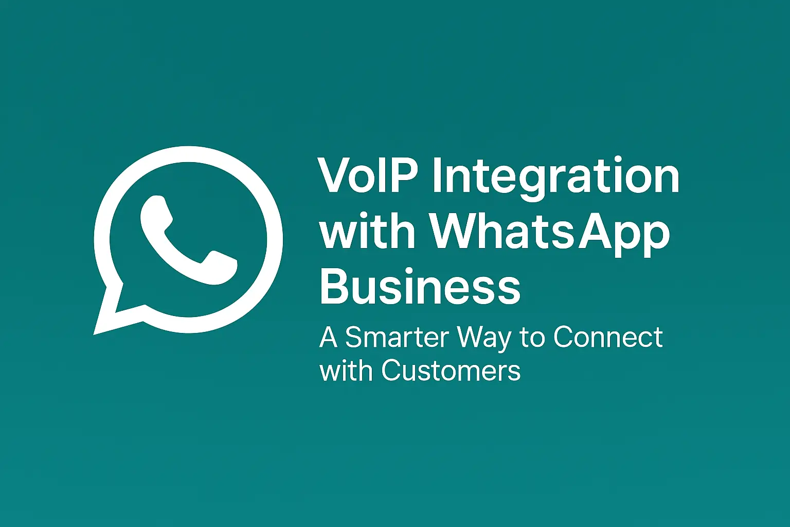 VoIP Integration with WhatsApp business